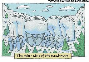 The other side of Mt. Rushmore